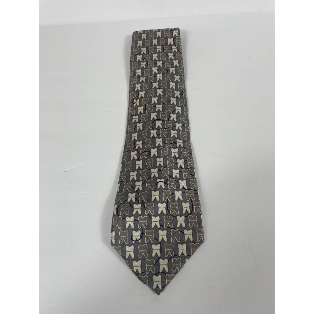 RM Style Dentist Tonal Tie Neck Silk Ralph Marlin 2000